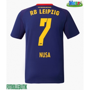 RB Leipzig Antonio Nusa #7 Bortatröja 2025-26 Kortärmad